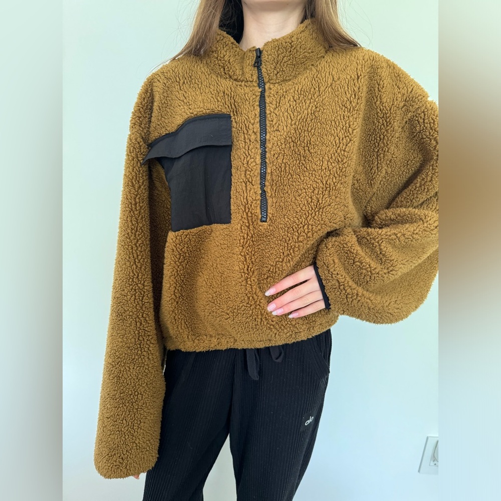 Oak & Fort fleece/teddy pullover